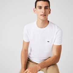 Crew Neck Pima Cotton T-Shirt | Lacoste Mens