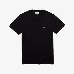 Regular Fit Pima Cotton Henley T-shirt | Lacoste Mens