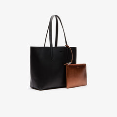 Wo Anna Reversible Matte And Iridescent Leather Tote | Lacoste Womens