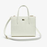 Wo Chantaco Dual Carry Piqué Zip Leather Tote | Lacoste Womens