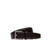 Engraved Tongue Buckle Leather Belt | Lacoste Mens
