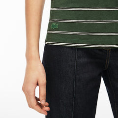 Wo Cotton And Linen T-Shirt | Lacoste Womens