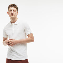 Slim Fit Crocodile Logo Piqué Polo | Lacoste Mens