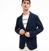 Stretch Cotton Jersey Piqué Blazer | Lacoste Mens