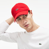 Embroidered Crocodile Cotton Cap | Lacoste Mens