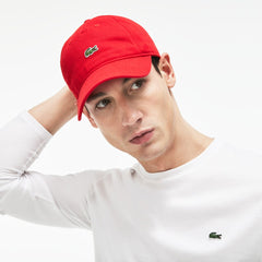Embroidered Crocodile Cotton Cap | Lacoste Mens