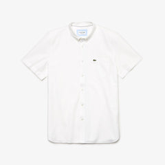 Regular Fit Oxford Cotton Shirt | Lacoste Mens