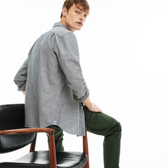 Regular Fit Cotton Oxford Shirt | Lacoste Mens