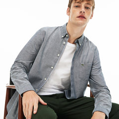 Regular Fit Cotton Oxford Shirt | Lacoste Mens