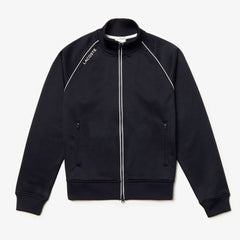Unisex LIVE Signature Knit Zip Sweatshirt | Lacoste Mens