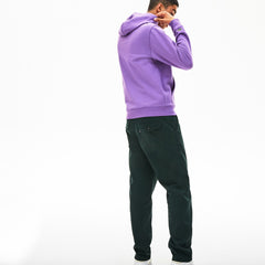Hooded 3D-Lettering Cotton Blend Fleece Sweatshirt | Lacoste Mens