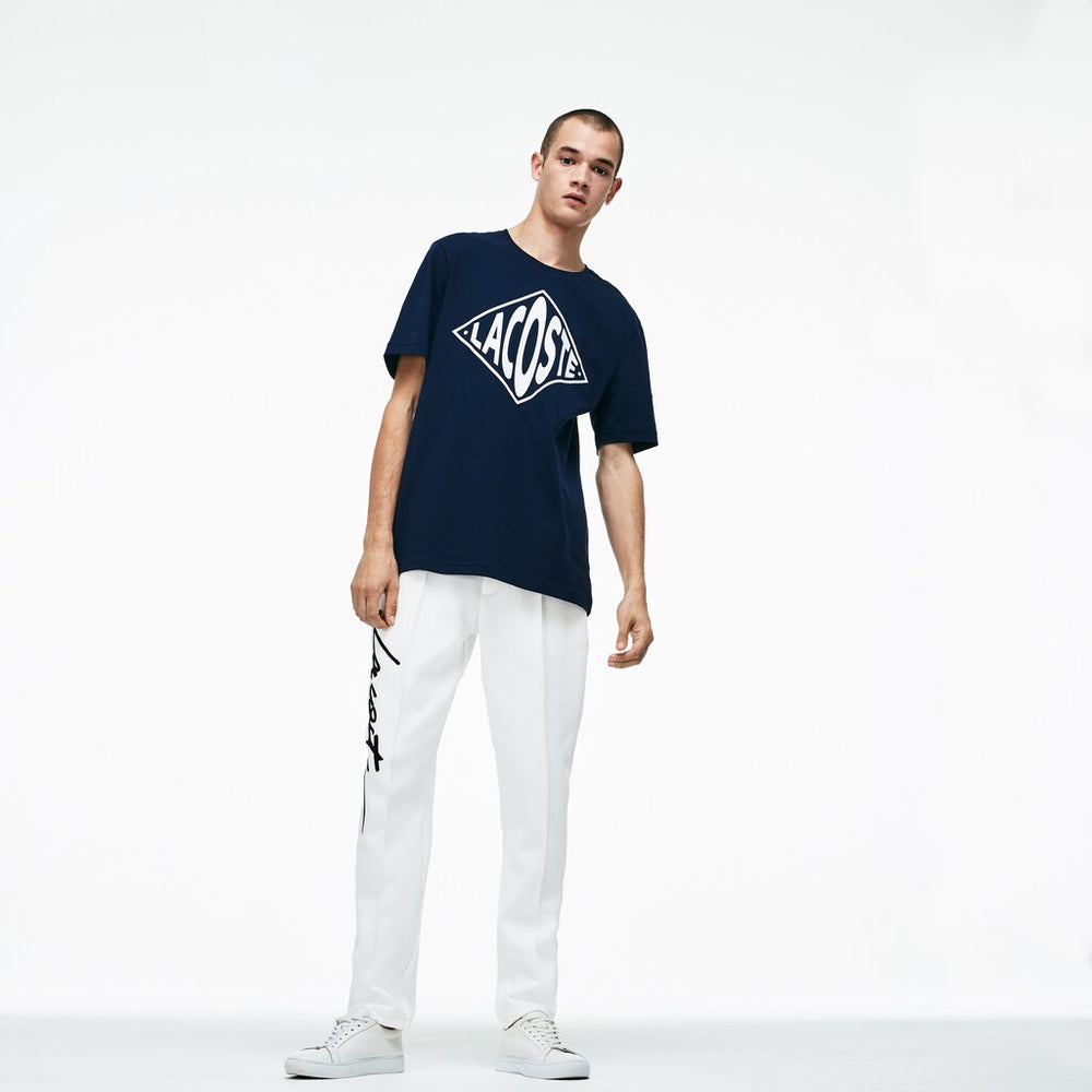 Unisex LIVE Embroidered Fleece Urban Jogging Pants | Lacoste Mens