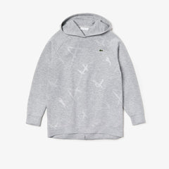 Wo SPORT Printed Fleece Tennis Sweatshirt | Lacoste Womens