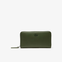 Wo L.12.12 Leather 8 Card Zip Wallet | Lacoste Womens