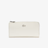 Wo Daily Classic Coated Canvas 10 Card Zip Wallet | Lacoste Womens