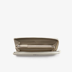 Wo Daily Classic Coated Canvas 10 Card Zip Wallet | Lacoste Womens