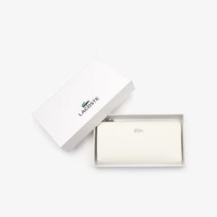 Wo Daily Classic Coated Canvas 10 Card Zip Wallet | Lacoste Womens