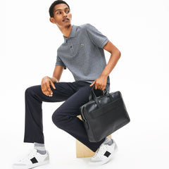 L.12.12 Detachable Shoulder Strap Leather Computer Bag | Lacoste Mens