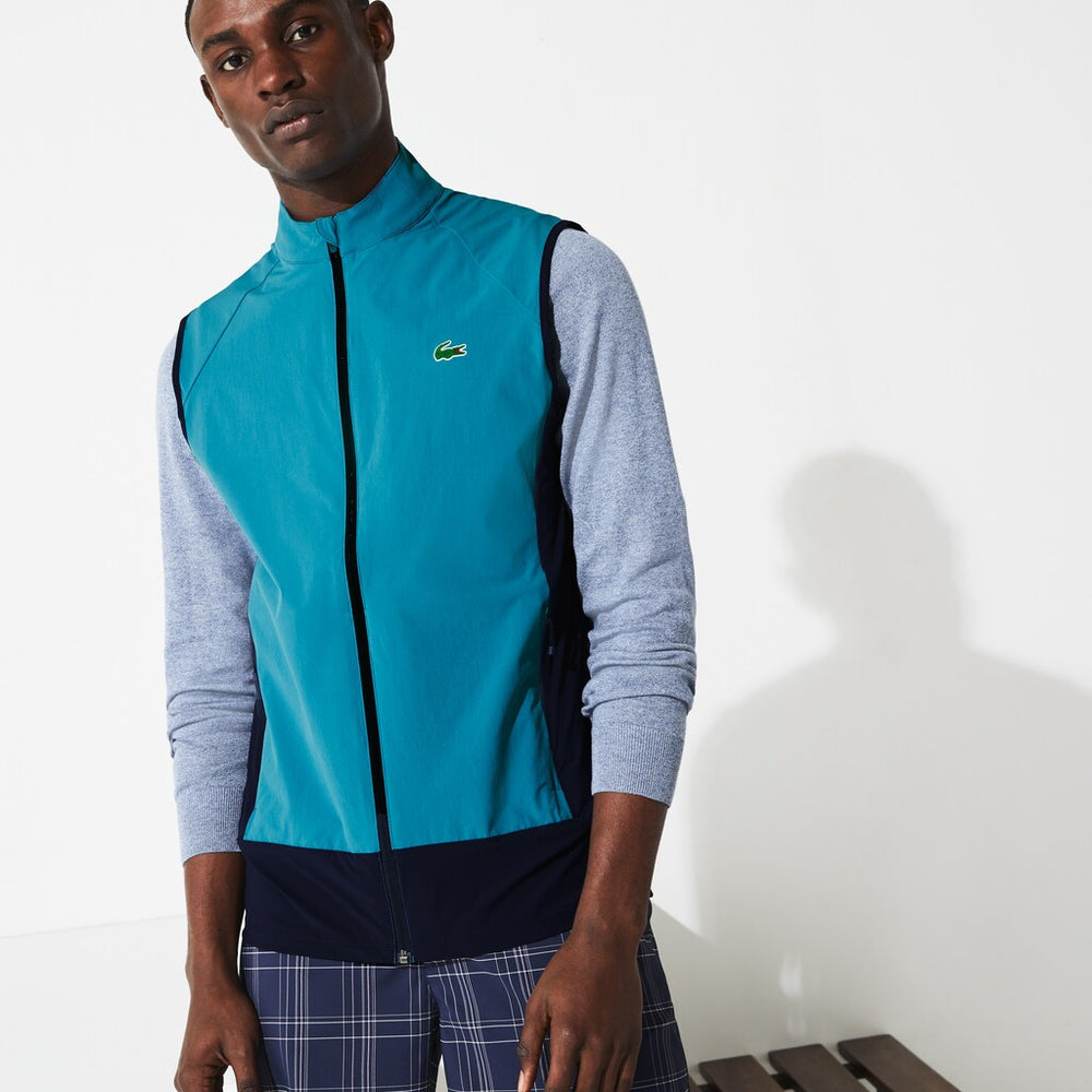 SPORT Colorblock Technical Taffeta Golf Quilted Vest | Lacoste Mens