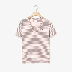 Wo V-neck Jersey T-shirt | Lacoste Womens