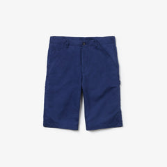 Regular Fit Cotton And Linen Shorts | Lacoste Mens