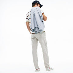 Lightweight Stretch Cotton Pants | Lacoste Mens