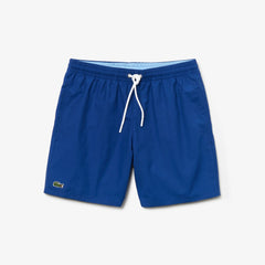 Lightweight Cotton Swim Trunks With Pockets | Lacoste Mens