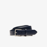 Engraved-Buckle Leather Belt | Lacoste Mens
