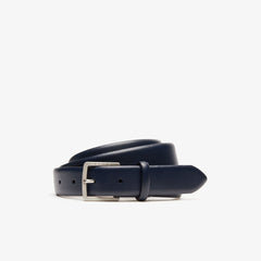 Engraved-Buckle Leather Belt | Lacoste Mens