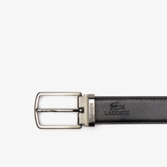 Reversible Leather Belt And Interchangeable Buckles Gift Set | Lacoste Mens