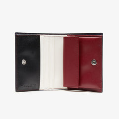 Wo Chantaco Nœud Small Piqué Leather Snap Coin Pouch | Lacoste Womens