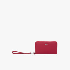 Wo Daily Classic Coated Canvas Wristlet Wallet | Lacoste Womens