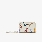 Wo Daily Classic Printed Coated Canvas Wristlet Wallet | Lacoste Womens