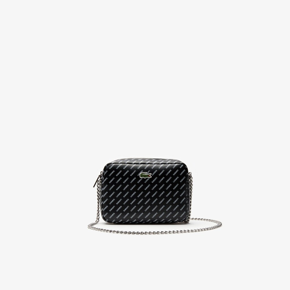 Wo Lacoste LIVE Coated Print Canvas Shoulder Bag | Lacoste Womens