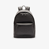 L.12.12 Casual Embossed Lettering Leather Backpack | Lacoste Mens