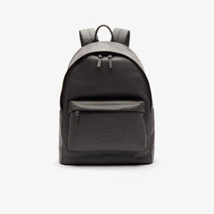 L.12.12 Casual Embossed Lettering Leather Backpack | Lacoste Mens