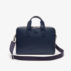 Chantaco Matte Piqué Leather Computer Bag | Lacoste Mens