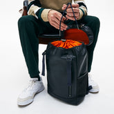 Altitude Grained Leather Flap Backpack | Lacoste Mens