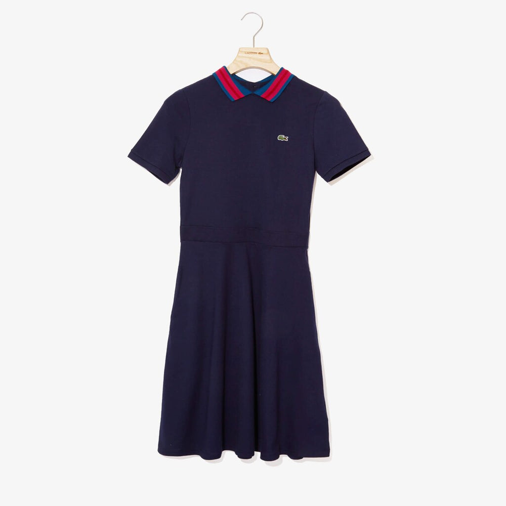 Wo Stretch Cotton Piqué Polo Dress | Lacoste Womens
