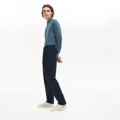 Pleat-Front Twill Chinos | Lacoste Mens