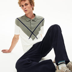Made In France Jacquard Cotton Piqué Polo Shirt | Lacoste Mens