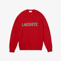 Croco Magic Embroidery Wool Blend Sweater | Lacoste Mens
