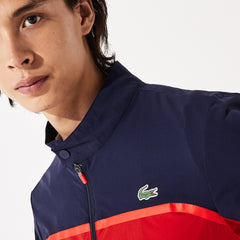 SPORT Color-Blocked Lightweight Stretch Zip Jacket | Lacoste Mens