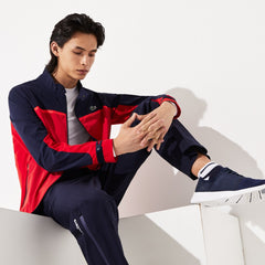 SPORT Color-Blocked Lightweight Stretch Zip Jacket | Lacoste Mens