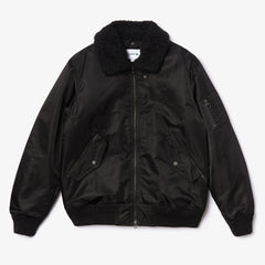 Sherpa Collar Padded Bomber Jacket | Lacoste Mens
