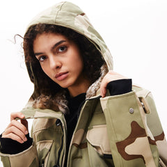 Unisex Lacoste LIVE Faux Fur Hooded Parka | Lacoste Mens