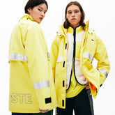 Unisex LIVE Reflective-Stripe Canvas Parka | Lacoste Mens