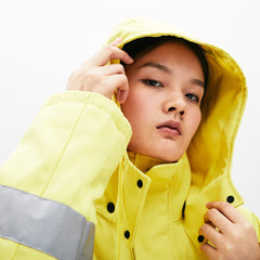 Unisex LIVE Reflective-Stripe Canvas Parka | Lacoste Mens