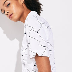 Wo SPORT Printed Stretch Jersey Golf Polo | Lacoste Womens