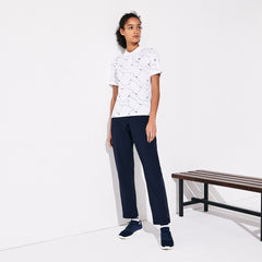 Wo SPORT Printed Stretch Jersey Golf Polo | Lacoste Womens